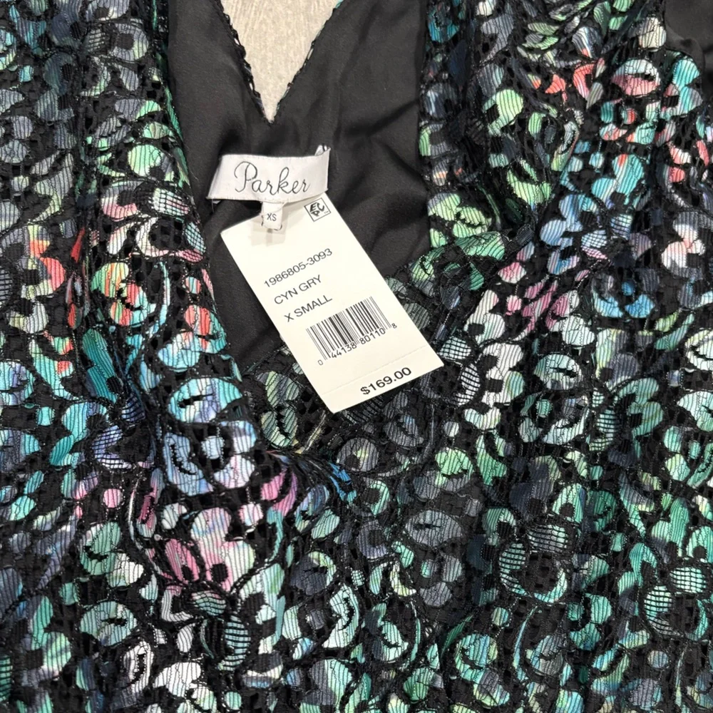 Parker Colorful Lace Romper Size XS - Picture 8 of 8